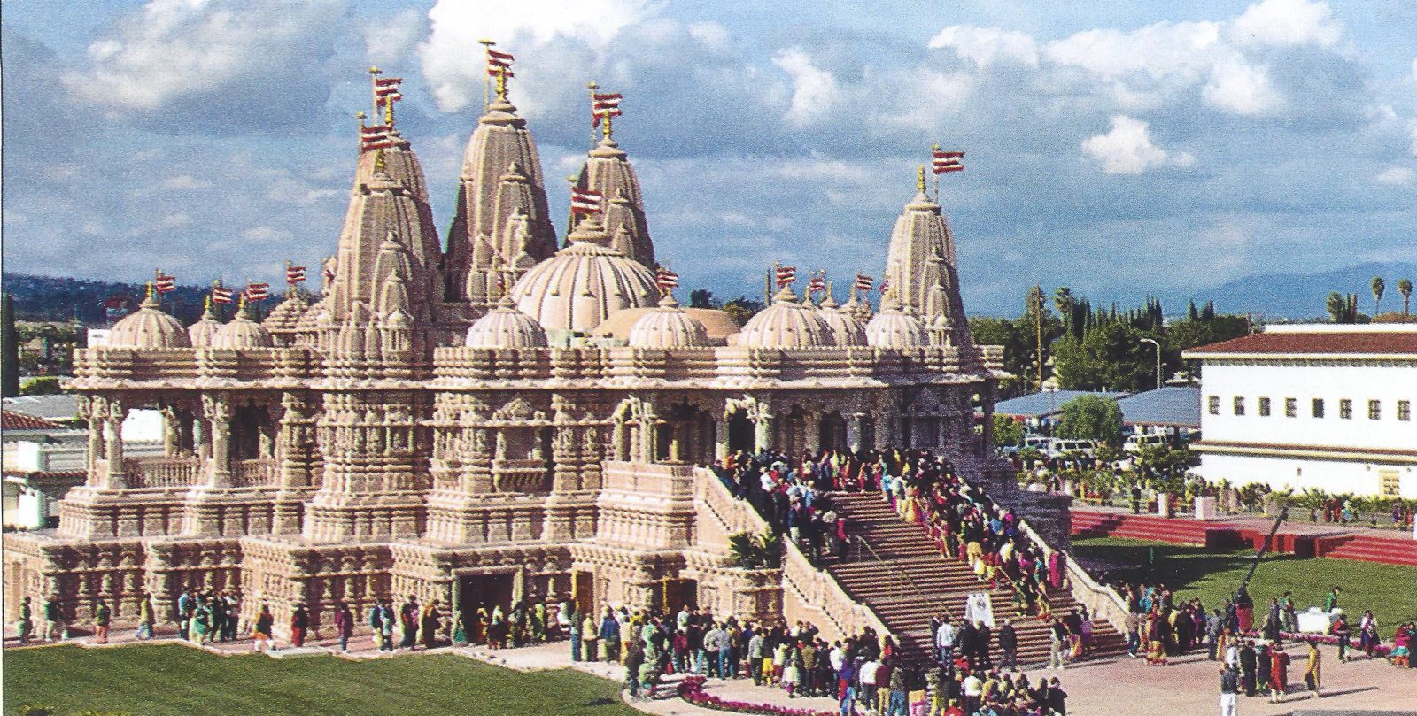 BAPS Shri Swaminarayan Mandir in Chino Hills, a hand-carved stone temple
